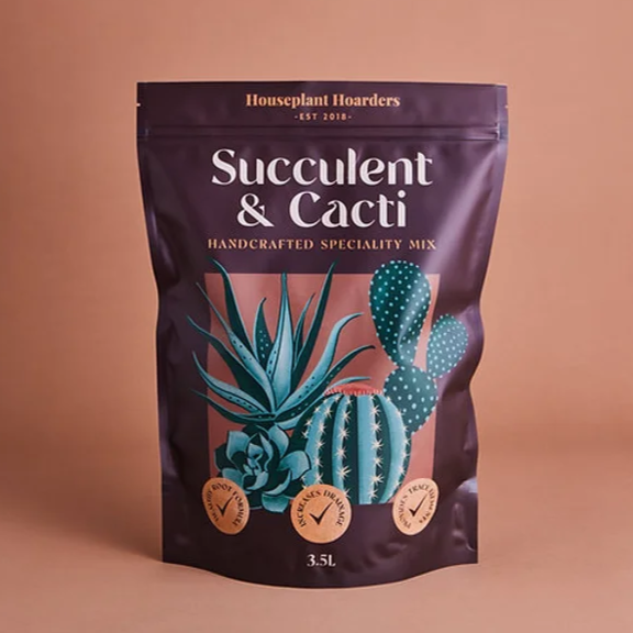 Houseplant Hoarders Specialty Succulent & Cacti Mix 3.5Ltr - Gro Urban Oasis