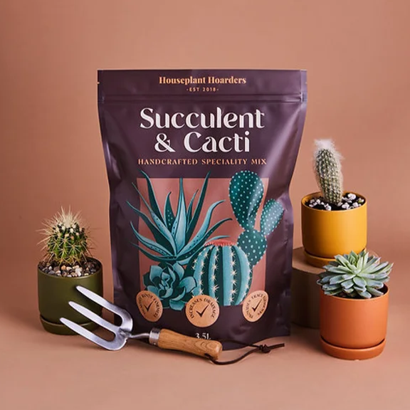 Houseplant Hoarders Specialty Succulent & Cacti Mix 3.5Ltr - Gro Urban Oasis