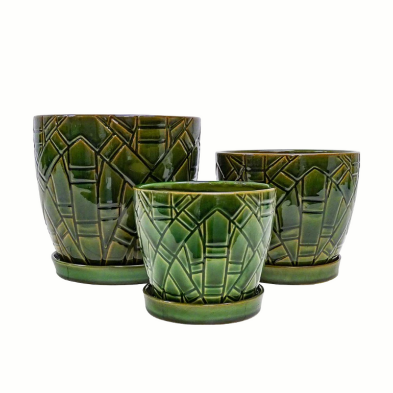 Peyton Pot | Green | 200mm - Gro Urban Oasis