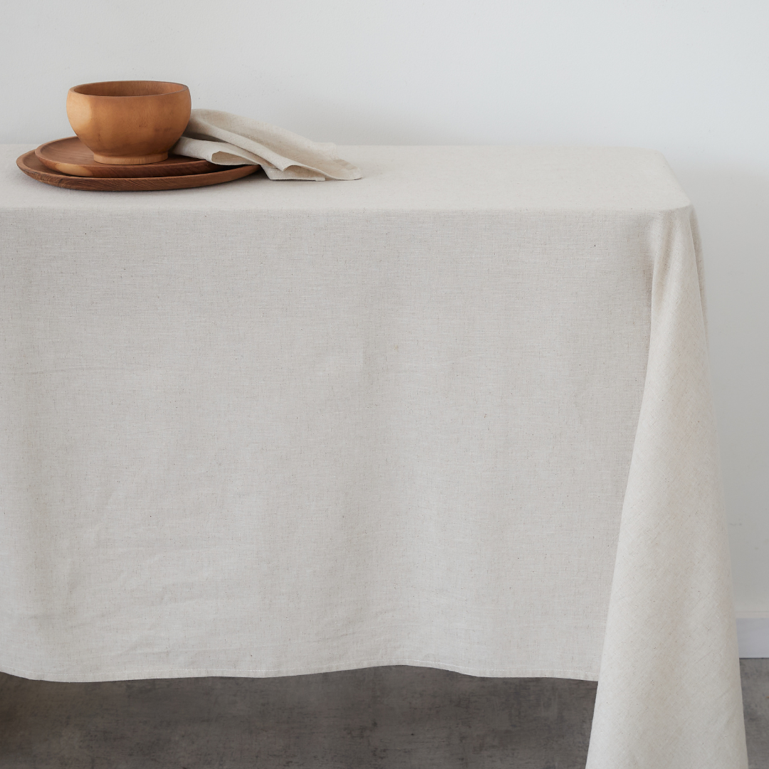 Urban Oasis Talla Linen Tablecloth - Natural