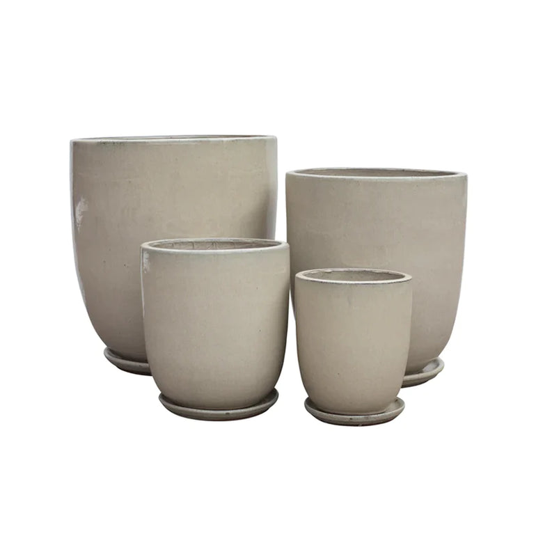 High Cup Inc Saucer Cream 460mm - Gro Urban Oasis