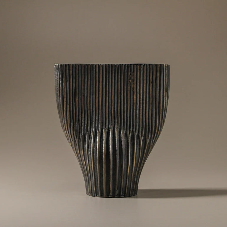 Indigo Love Graphite Vase