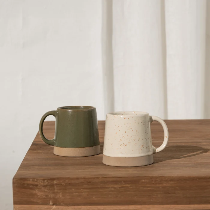 Inartisan Andres Angled Dipped Mug - Cream