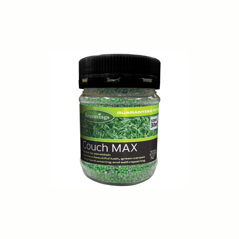 Brunnings | Couch Max Lawn Seed | 200G - Gro Urban Oasis