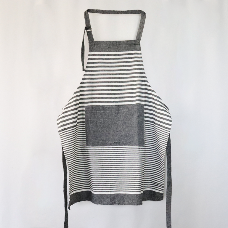 Urban Oasis Maisy Striped Apron Granite - Gro Urban Oasis