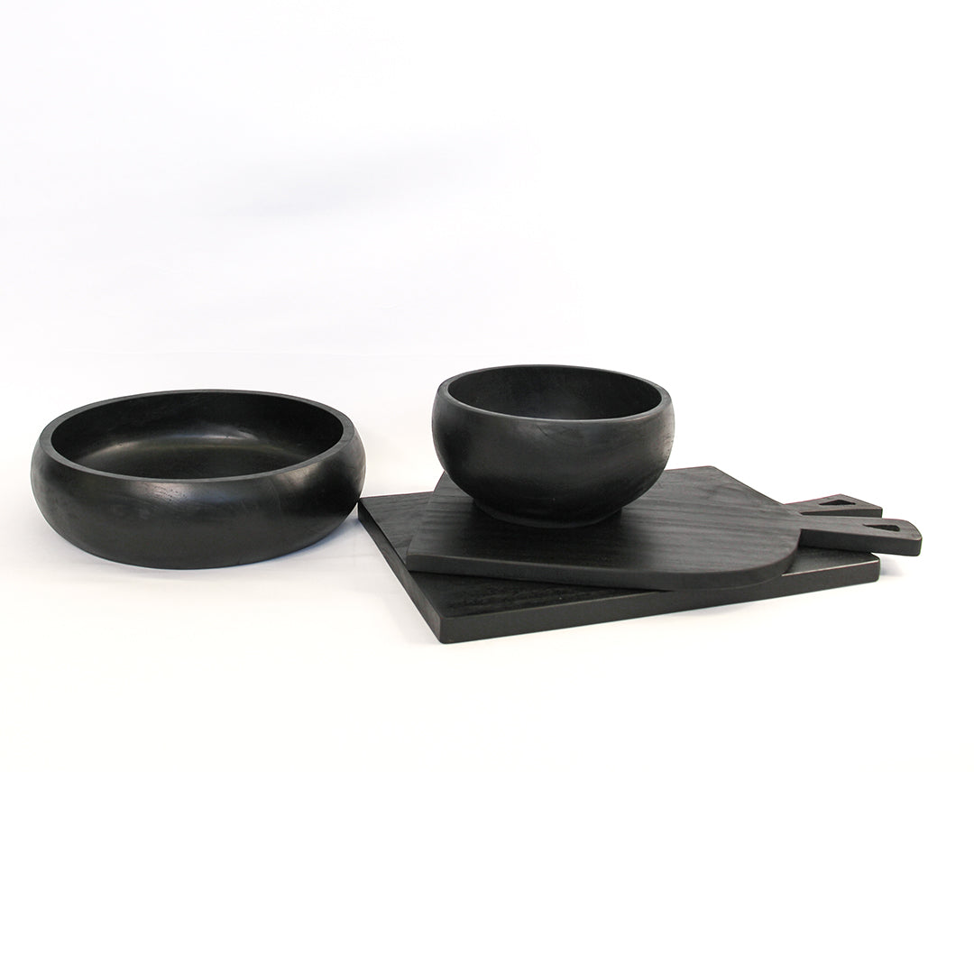 Urban Oasis Kari Teak Serving Board Black Medium - Gro Urban Oasis