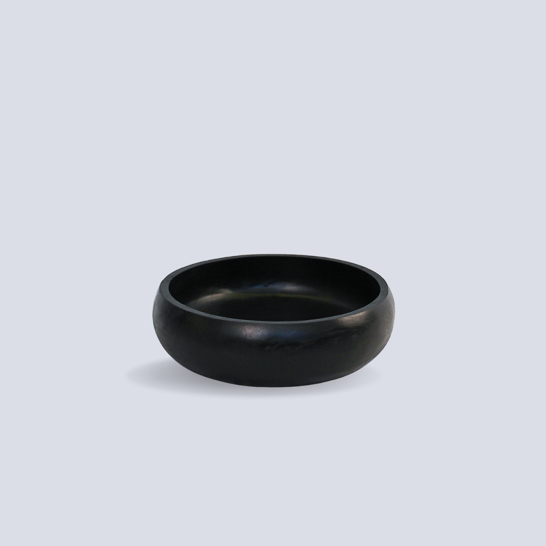 Urban Oasis Kari Teak Bowl Black Small - Gro Urban Oasis