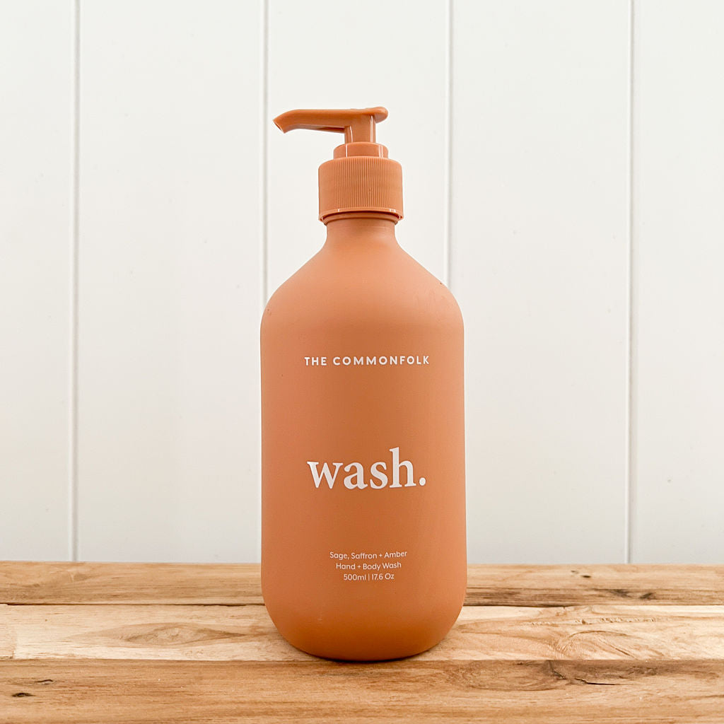 The Common Folk Hand& Body Wash Terra Saffron And Amber 500Ml - Gro Urban Oasis