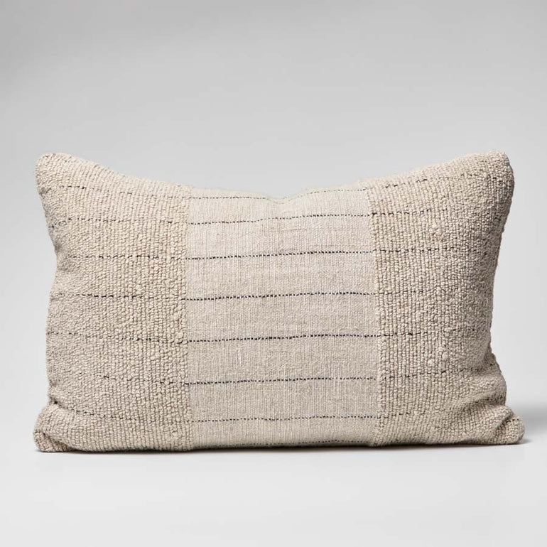 Eadie Lifestyle Mayla Lumbar Cushion Natural & Black - Gro Urban Oasis