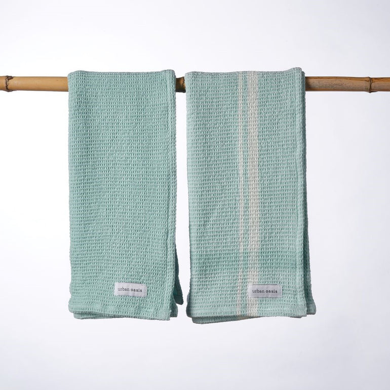 Urban Oasis Addy Set of 2 Tea Towels Astral - Gro Urban Oasis