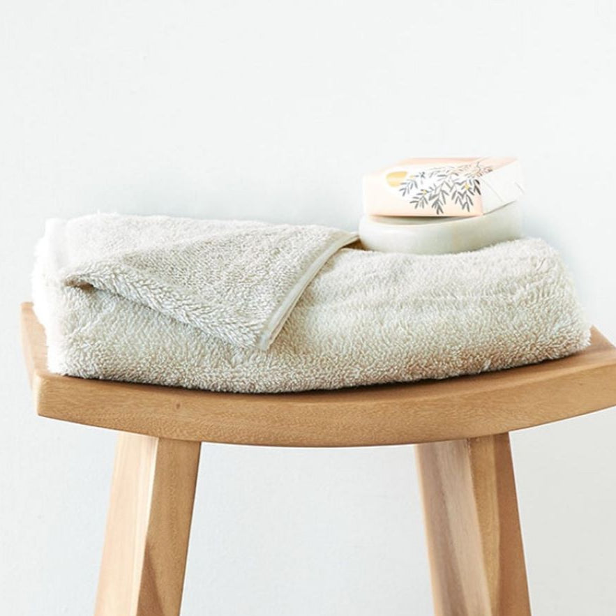 Urban Oasis Aydin Bath Towel Stone - Gro Urban Oasis