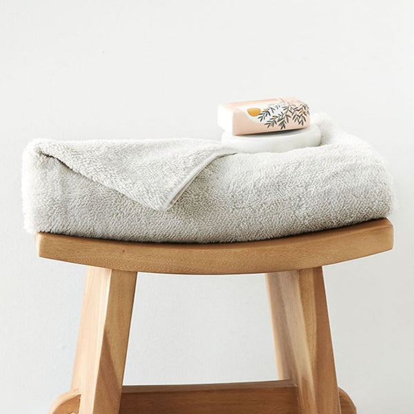 Urban Oasis Aydin Bath Sheet Stone - Gro Urban Oasis