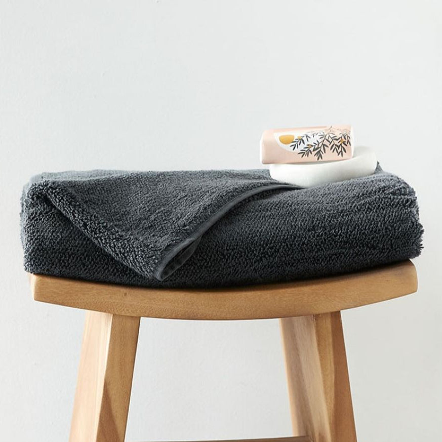 Urban Oasis Aydin Bath Sheet Woodland Gray - Gro Urban Oasis