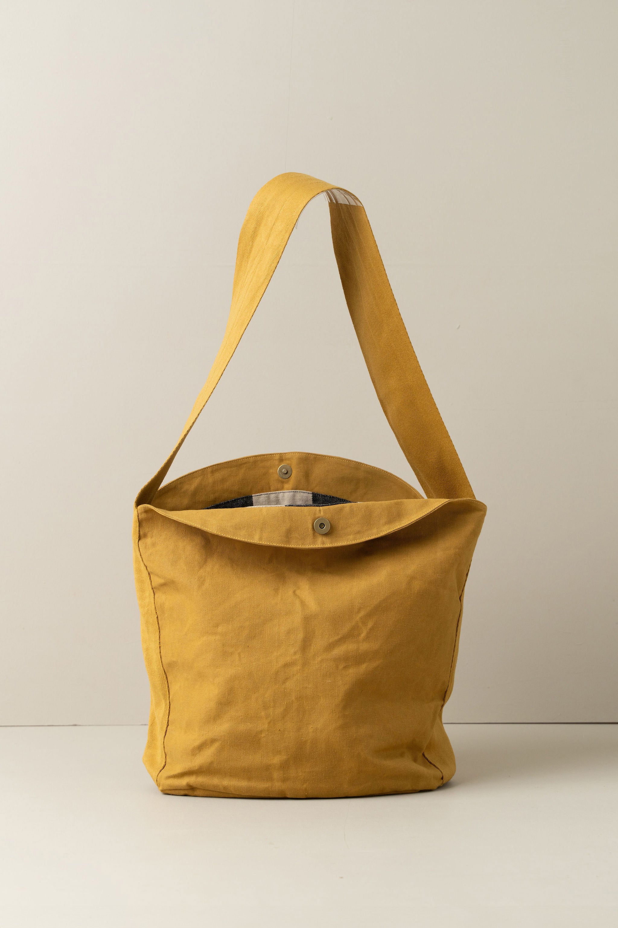 Saarde Journey Canvas Tote Bag Mustard