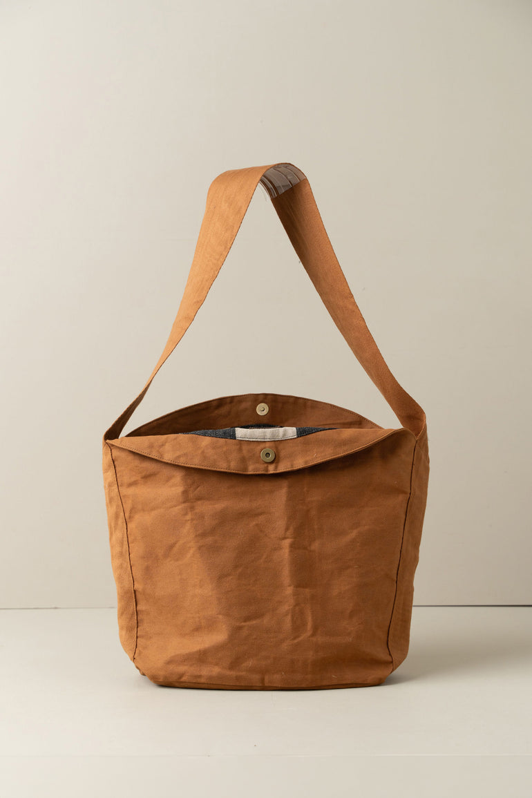 Saarde Journey Canvas Tote Bag Terracotta