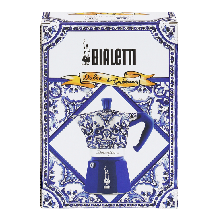 Bialetti Moka D&G Express 6 Cup Mediterranean Blue