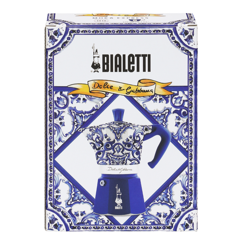 Bialetti Moka D&G Express 6 Cup Mediterranean Blue