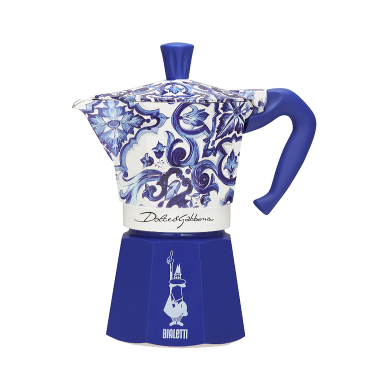 Bialetti Moka D&G Express 6 Cup Mediterranean Blue