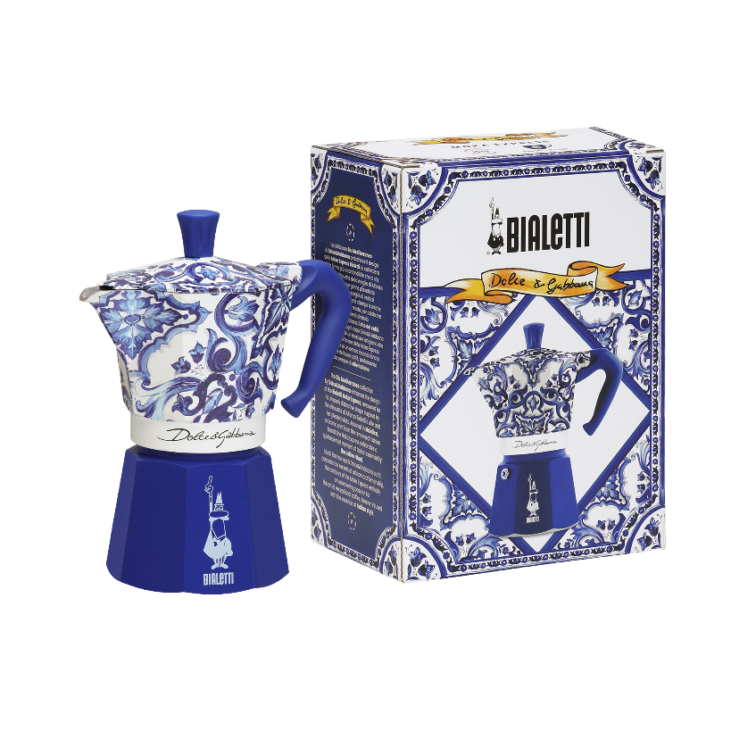 Bialetti Moka D&G Express 6 Cup Mediterranean Blue