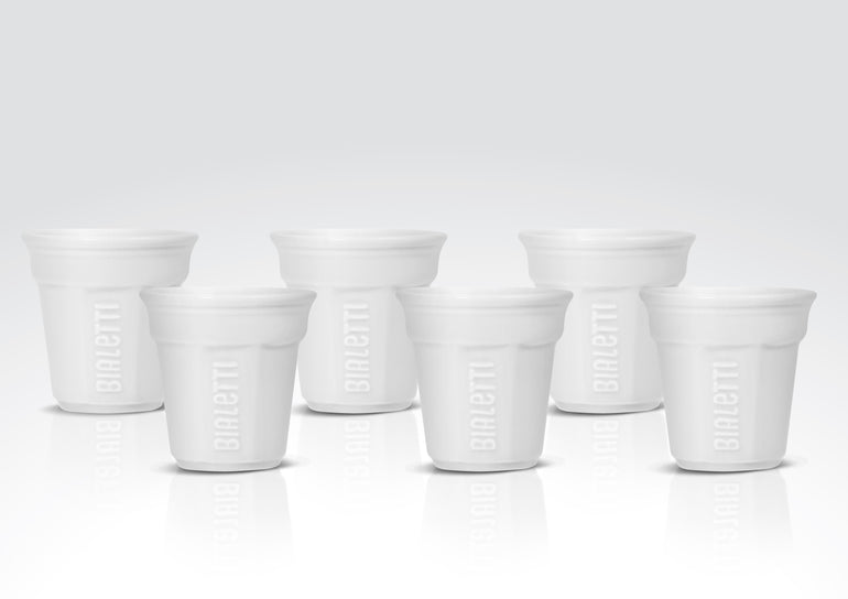 Bicchierini Espresso Cups Set of 6 White