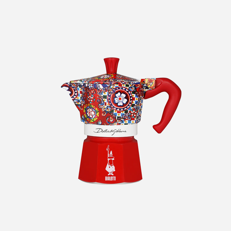 Bialetti Moka  D&G Express 3 Cup Red Carretto