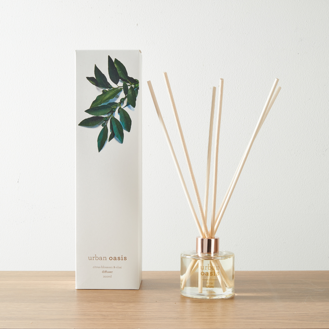 Urban Oasis Citrus Blossom and Chai No. 2 Diffuser - Gro Urban Oasis