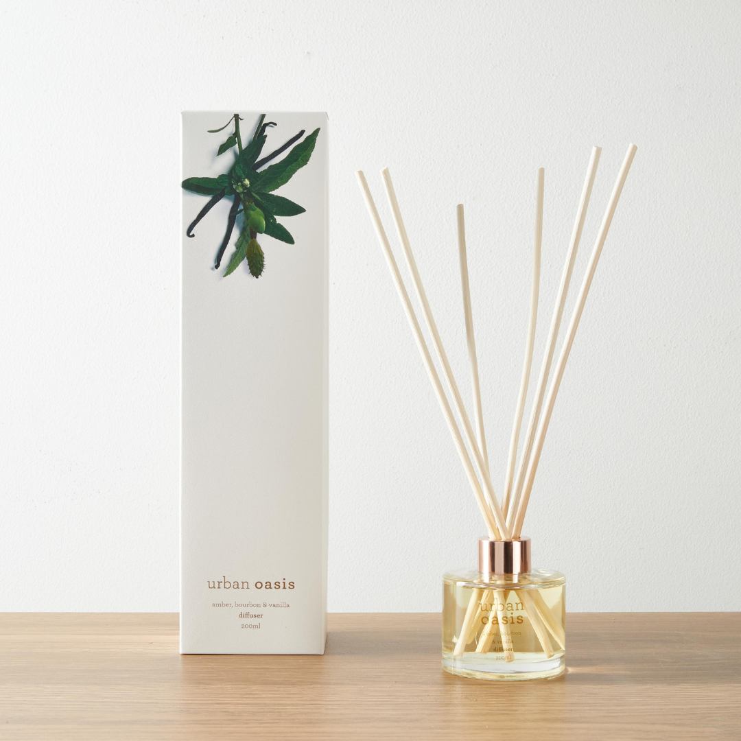 Urban Oasis Amber, Bourbon and Vanilla No. 2 Diffuser - Gro Urban Oasis