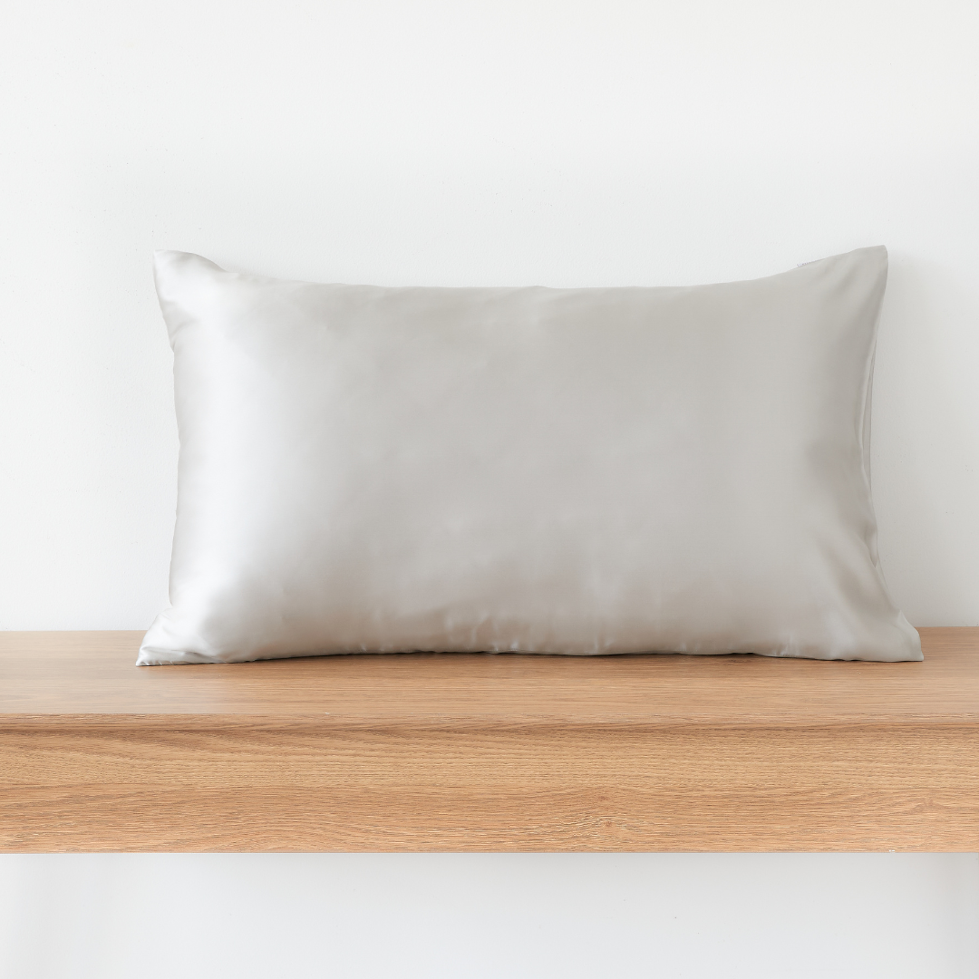 Urban Oasis Silk Pillowcase Chalk