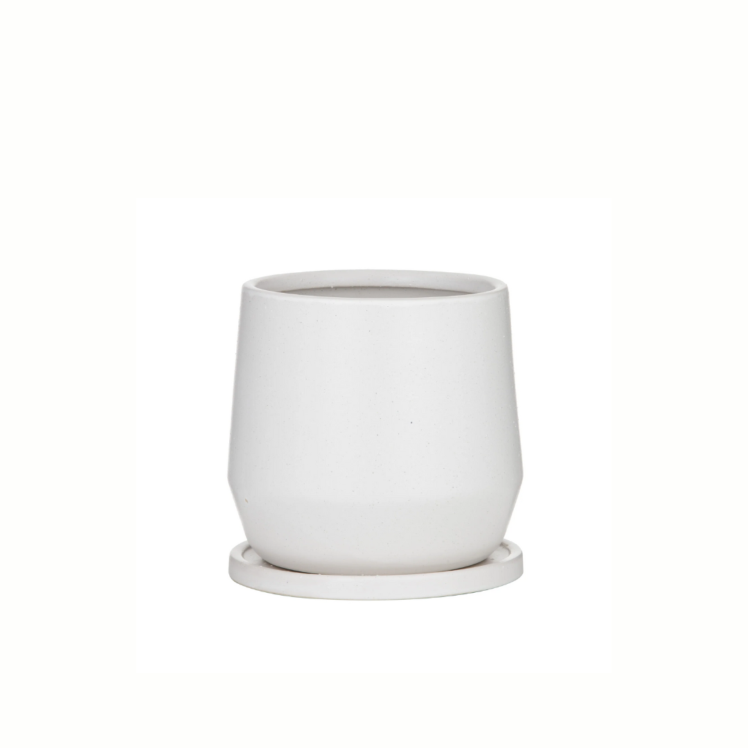 Jovana Pot | White | 18cm - Gro Urban Oasis