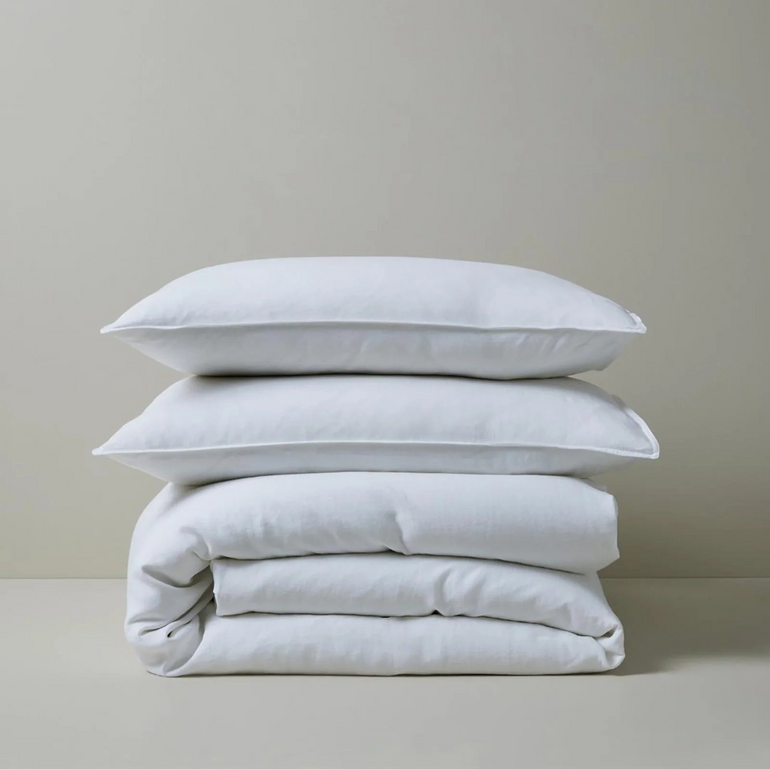 Ravello Linen Pillowcase Pair White - Gro Urban Oasis