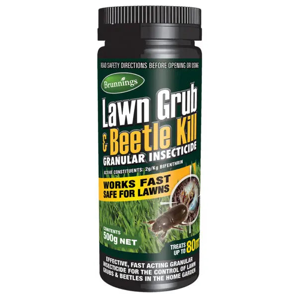 Brunnings Lawn & Grub Beetle Granules 500G - Gro Urban Oasis