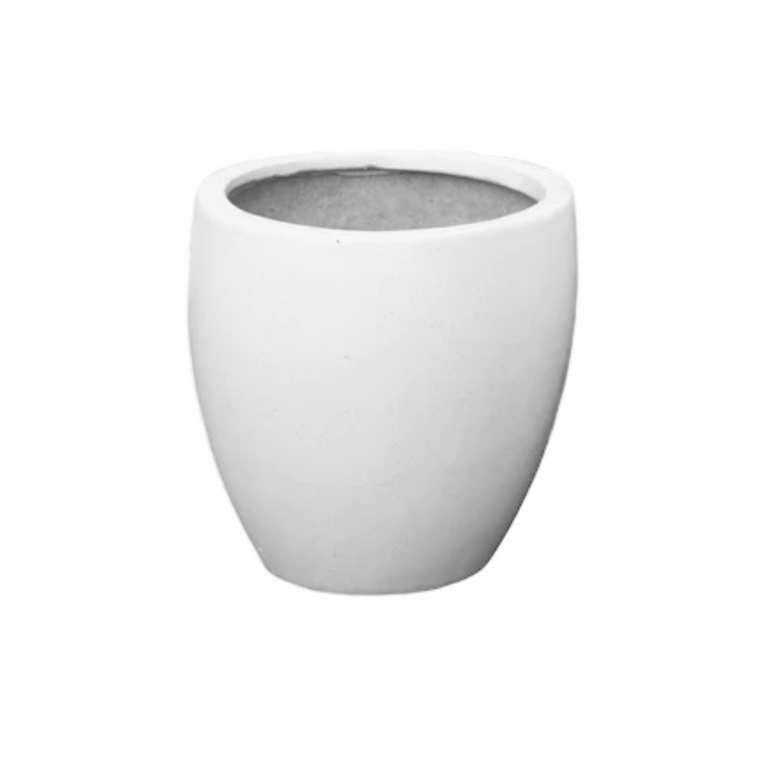 Montague Egg Planter White 440mm - Gro Urban Oasis