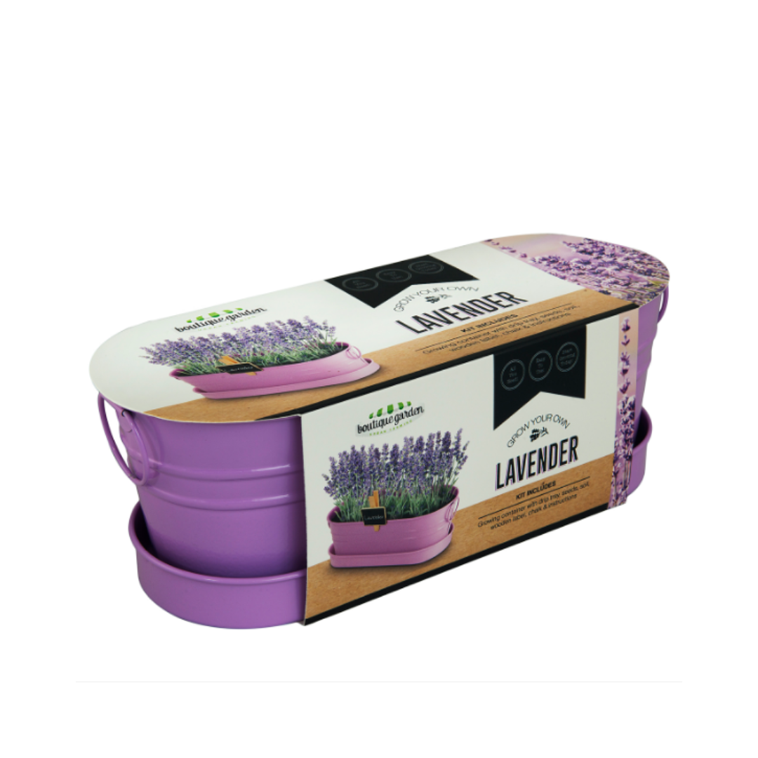 Mr Fothergills Colored Windowsill Tins Lavender - Gro Urban Oasis