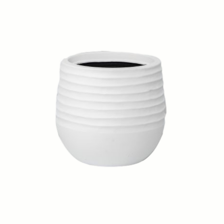 Ryker Stonelite Planter White 280mm - Gro Urban Oasis