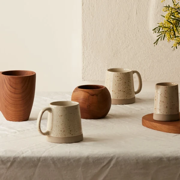 Inartisan Andres Angled Dipped Mug - Cream