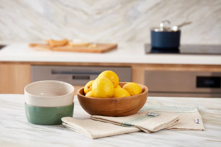 Neale Whitaker Tallow Teak Bowl