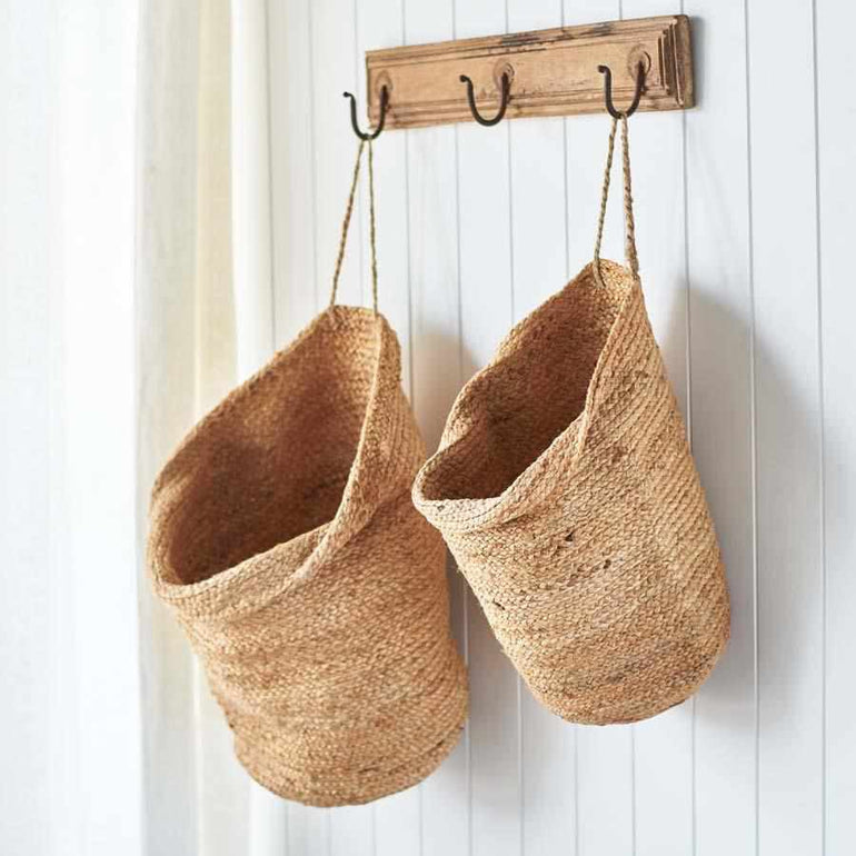 Eadie Lifestyle Artisan Hanging Sack Natural Jute Small - Gro Urban Oasis