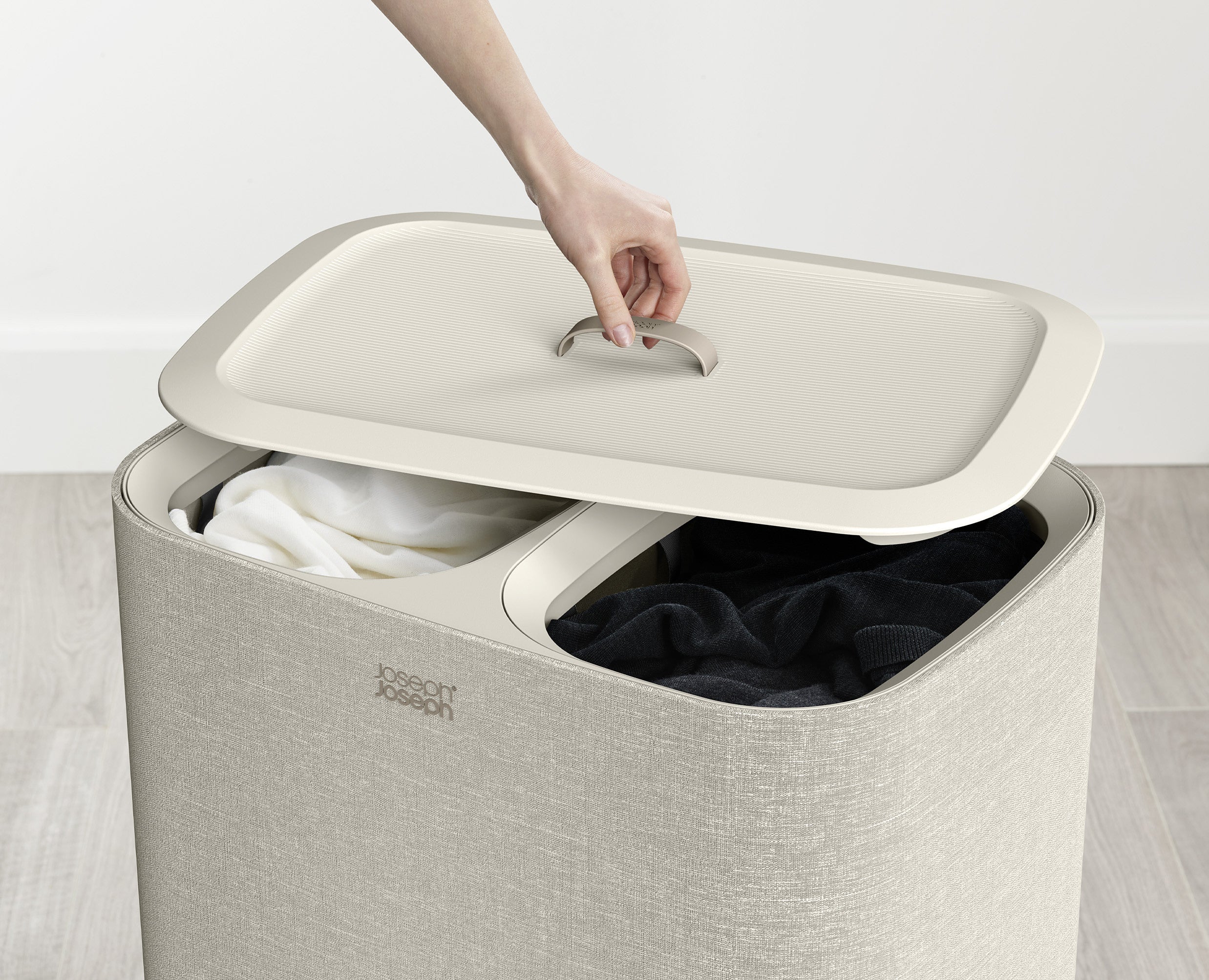 Joseph Joseph 90L Laundry Basket Ecru