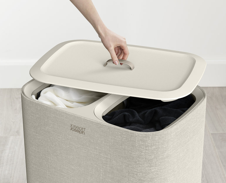 Joseph Joseph 90L Laundry Basket Ecru