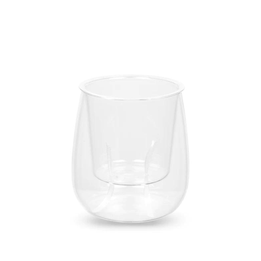 Cup O Flora Clear Glass Pot Large - Gro Urban Oasis