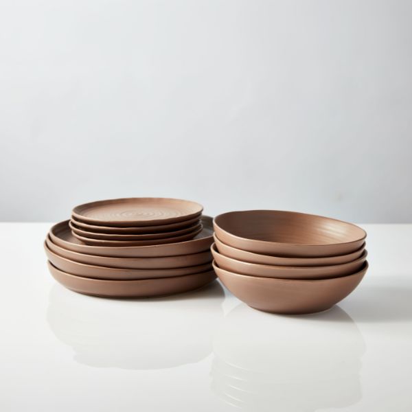 Neale Whitaker Everyday 12 Piece Collection Mocha - Gro Urban Oasis