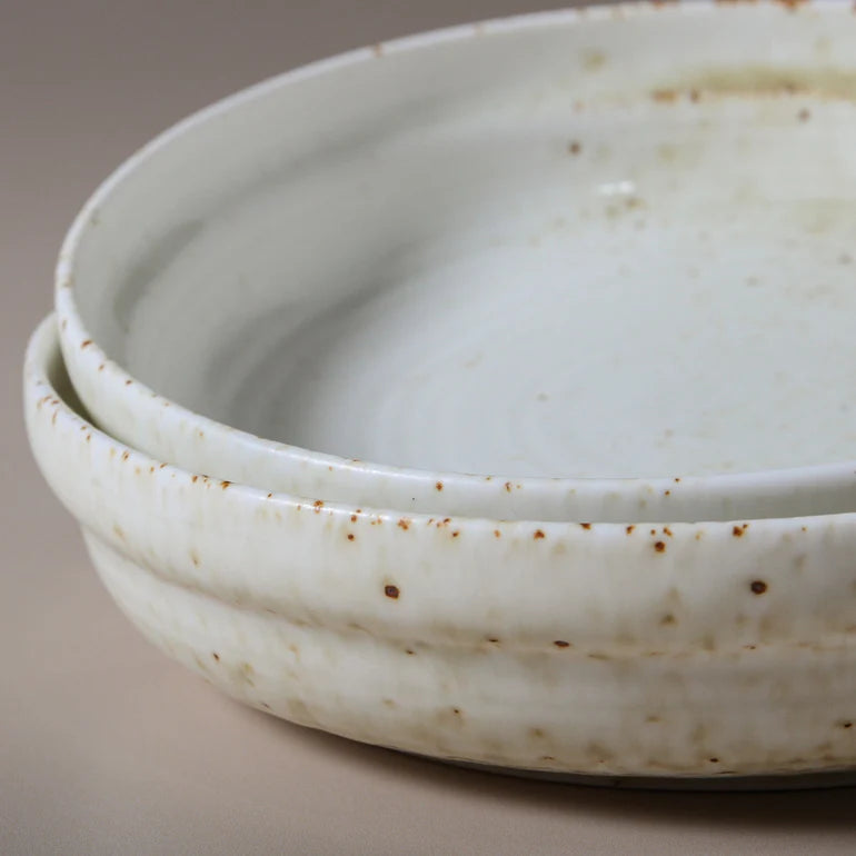 Indigo Love Suiki Deep Side Plate White