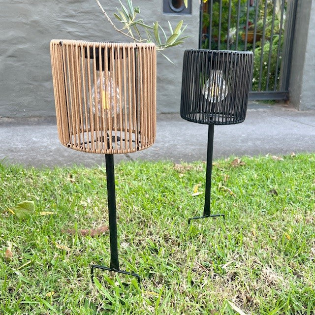 Cali Solar Stake Light Black
