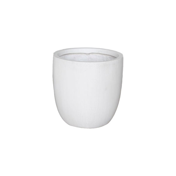 Asher Egg Pot  White Terrazzo 280 mm