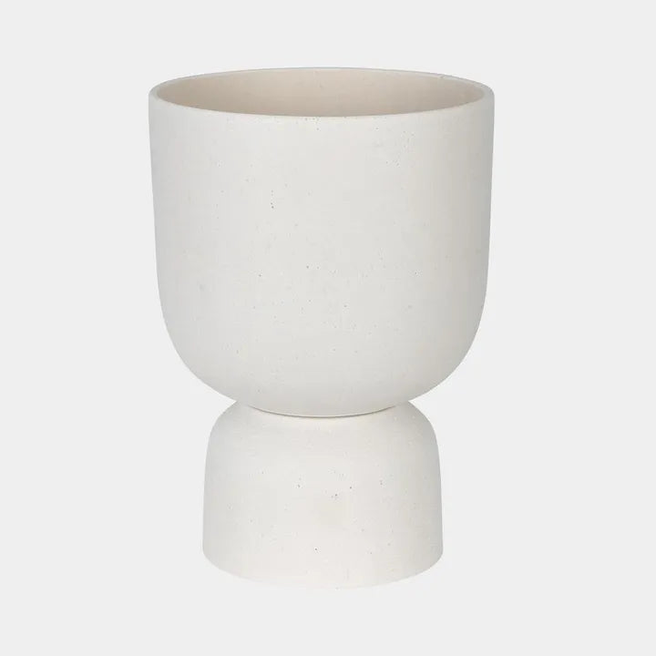 Blanche Planter White Medium - Gro Urban Oasis
