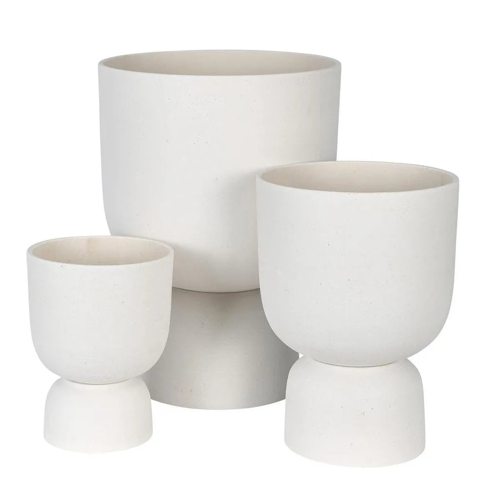 Blanche Planter White Medium - Gro Urban Oasis