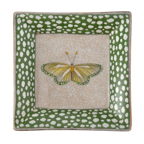 C.A.M Exotico Wall Plate - Mariposa (Spotted White and Green)