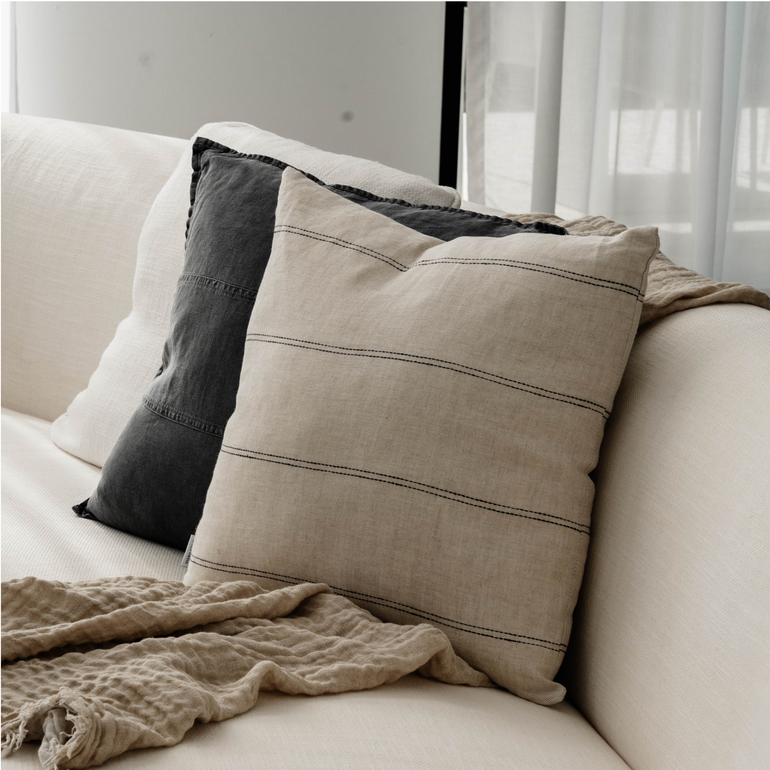 Urban Oasis Ayla Square Cushion - Stone