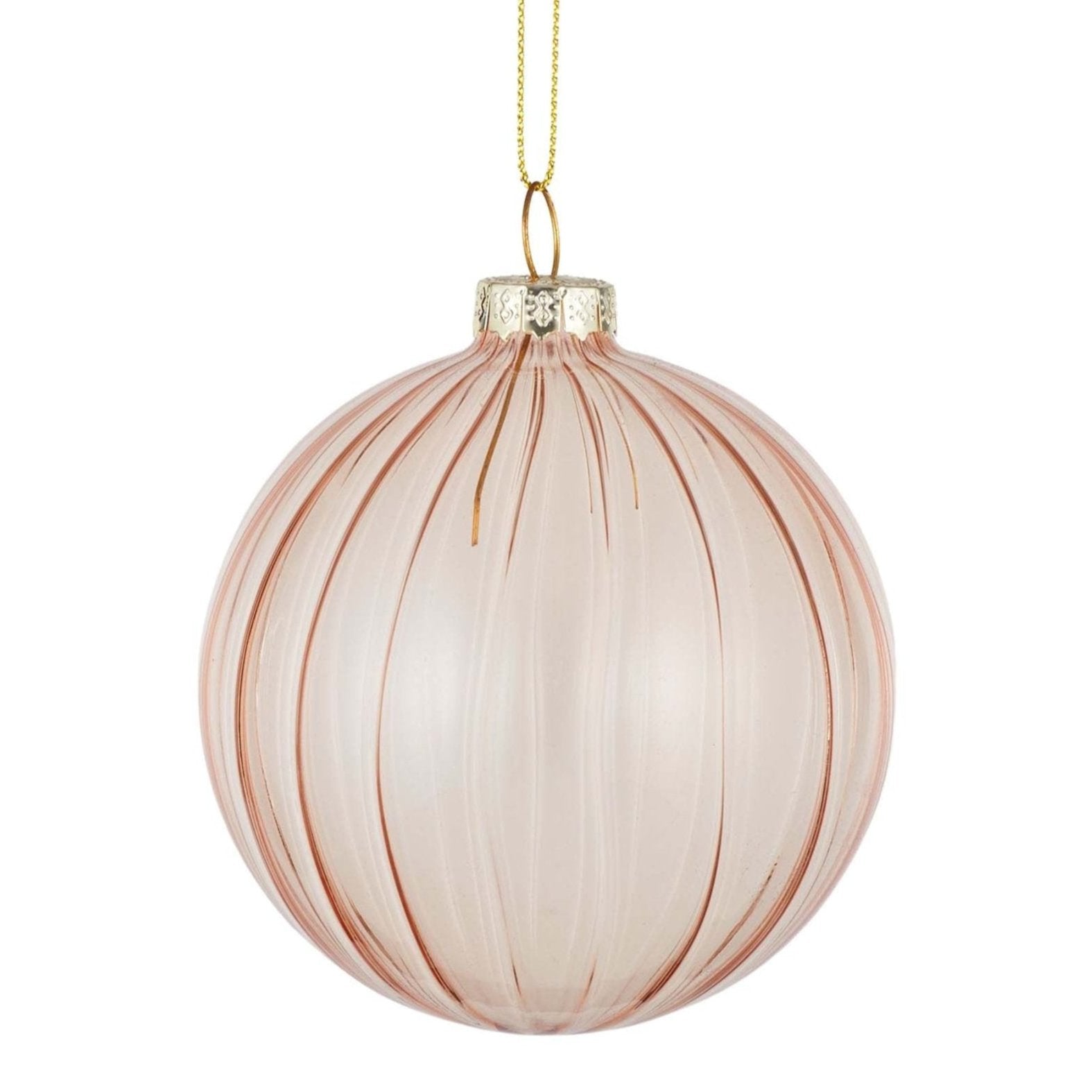 Cherub Glass Bauble Light Pink - Gro Urban Oasis