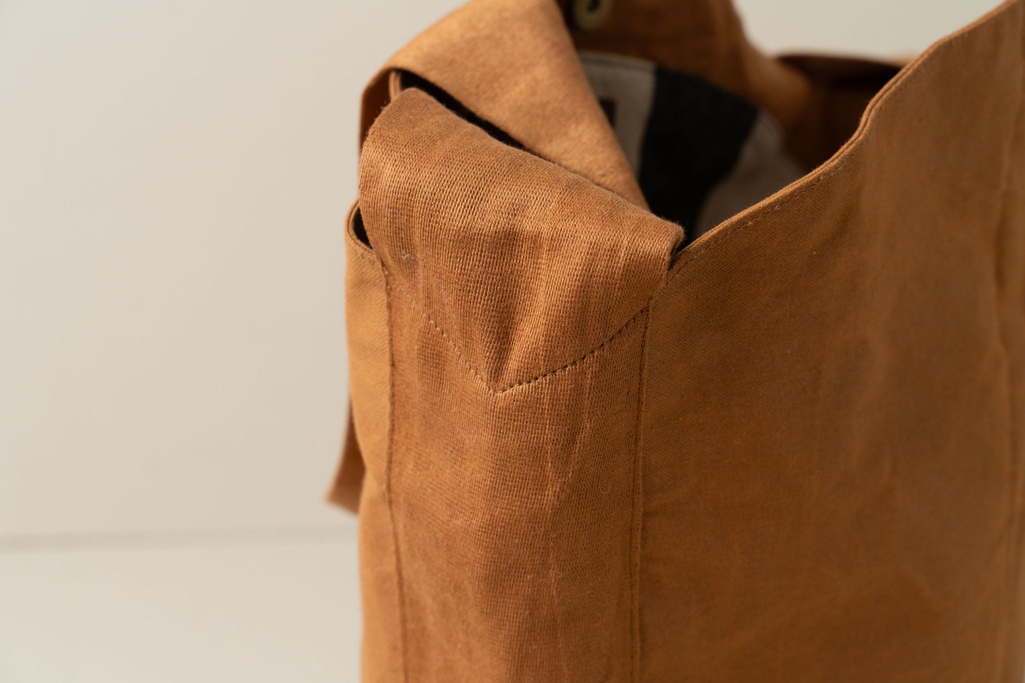 Saarde Journey Canvas Tote Bag Terracotta